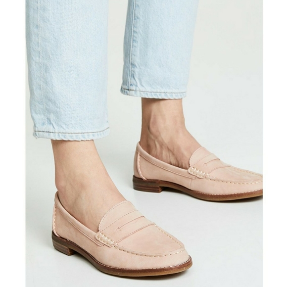 Sperry Shoes - Sperry Blush Pink Seaport Penny Loafer